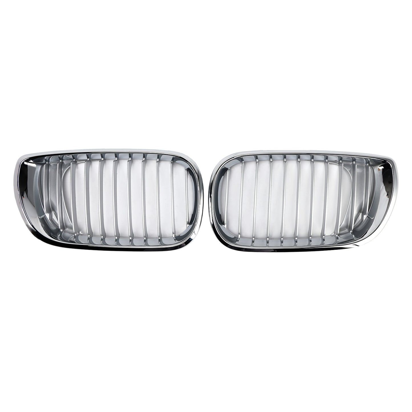 Griglia anteriore a doppio rene per Restyling BMW E46 Serie 3 4 porte 2002-2005 cromata a 4 porte
