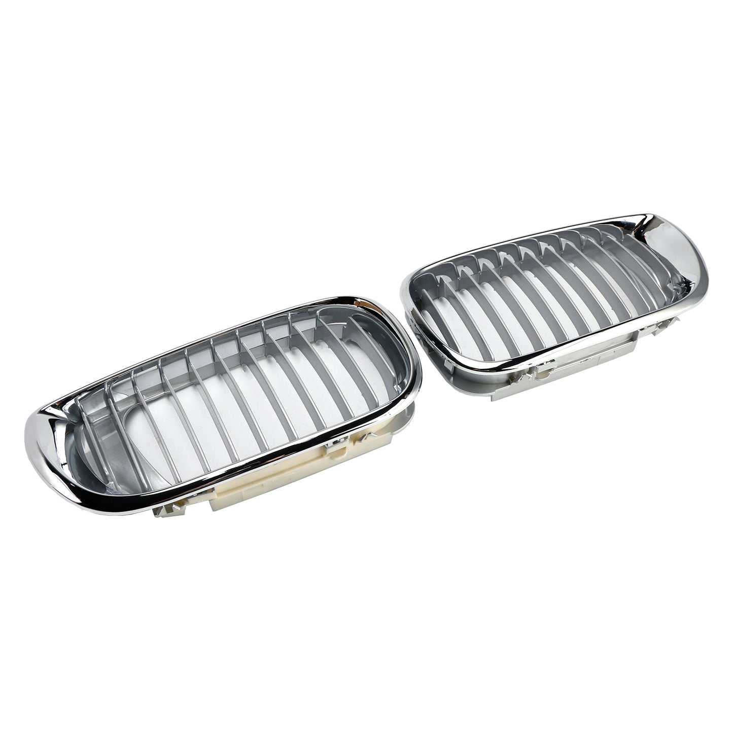 Griglia anteriore a doppio rene per Restyling BMW E46 Serie 3 4 porte 2002-2005 cromata a 4 porte