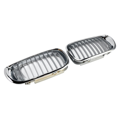 Griglia anteriore a doppio rene per Restyling BMW E46 Serie 3 4 porte 2002-2005 cromata a 4 porte