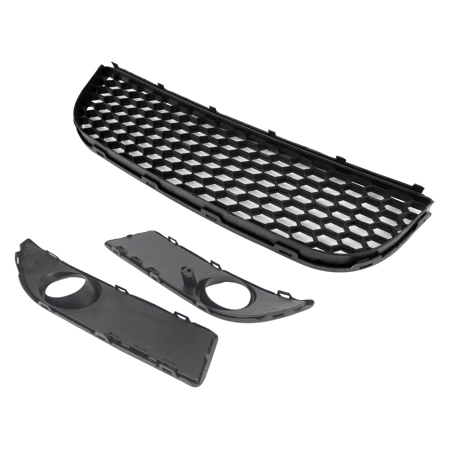 NERO Centro Per Polo GTI Anteriore VW Inferiore 9N3 Griglia Paraurti Griglia 2005-2009 Nebbia Generico