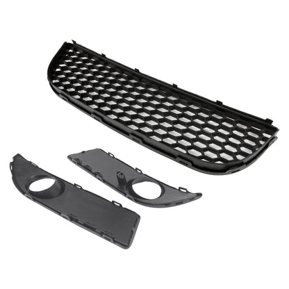 NERO Centro Per Polo GTI Anteriore VW Inferiore 9N3 Griglia Paraurti Griglia 2005-2009 Nebbia Generico