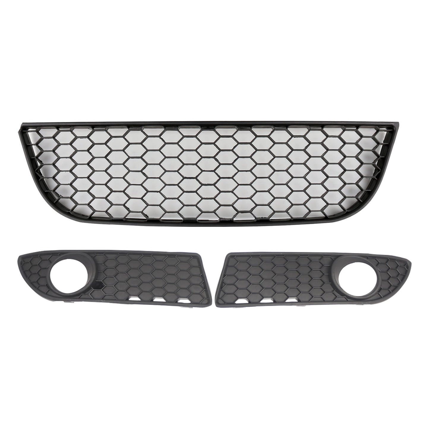 NERO Centro Per Polo GTI Anteriore VW Inferiore 9N3 Griglia Paraurti Griglia 2005-2009 Nebbia Generico