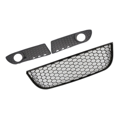 NERO Centro Per Polo GTI Anteriore VW Inferiore 9N3 Griglia Paraurti Griglia 2005-2009 Nebbia Generico