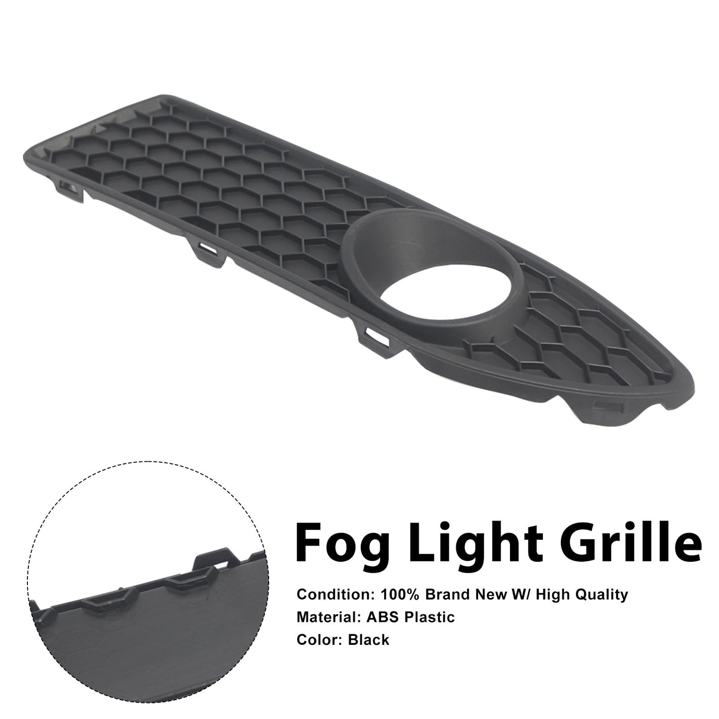 Griglia anteriore inferiore a nido d'ape lato sinistro per VW Polo 9N3 GTI (2005-2009) generico