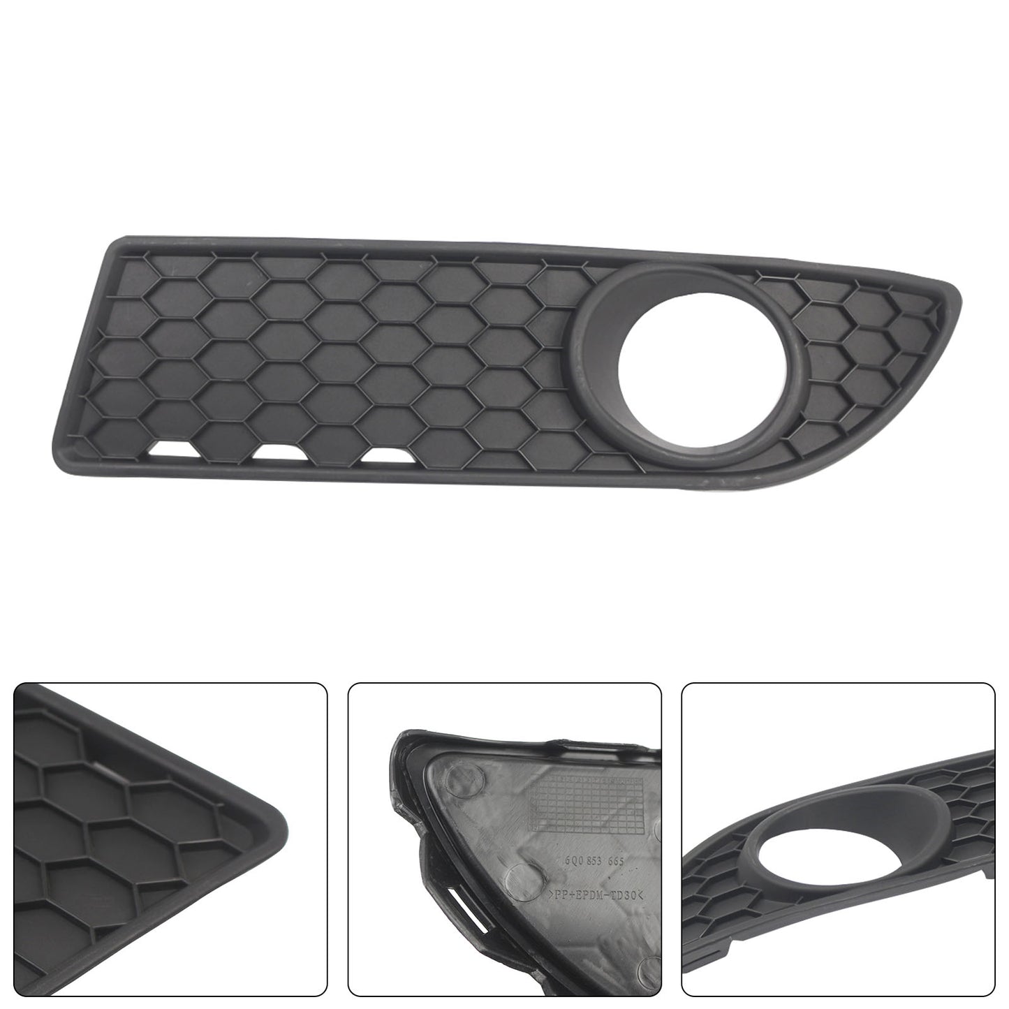 Griglia anteriore inferiore a nido d'ape lato sinistro per VW Polo 9N3 GTI (2005-2009) generico