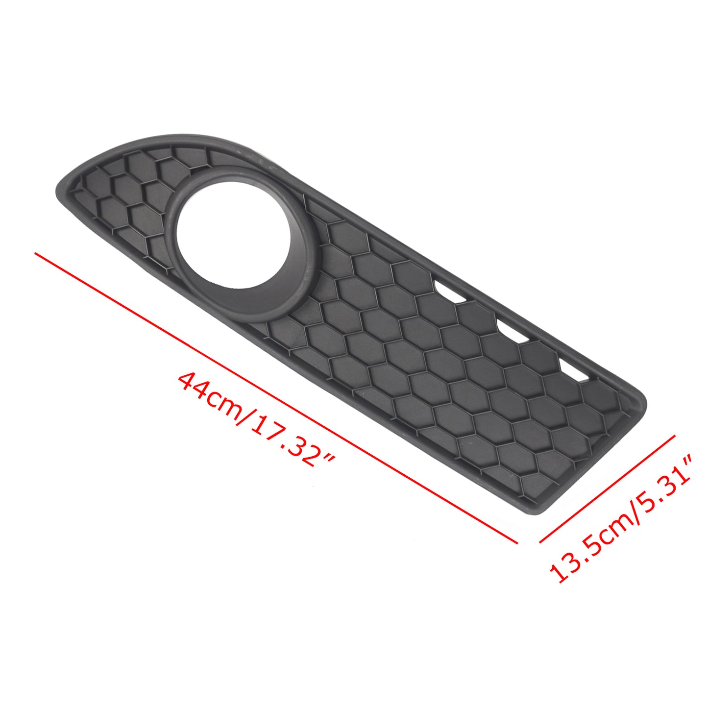 NERO Centro Per Polo GTI Anteriore VW Inferiore 9N3 Griglia Paraurti Griglia 2005-2009 Nebbia Generico