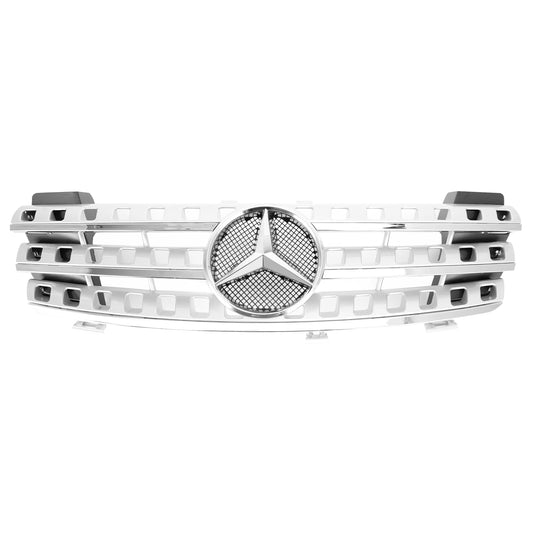 Griglia paraurti anteriore adatta Mercedes-Benz Classe ML W164 2005-2008 cromata