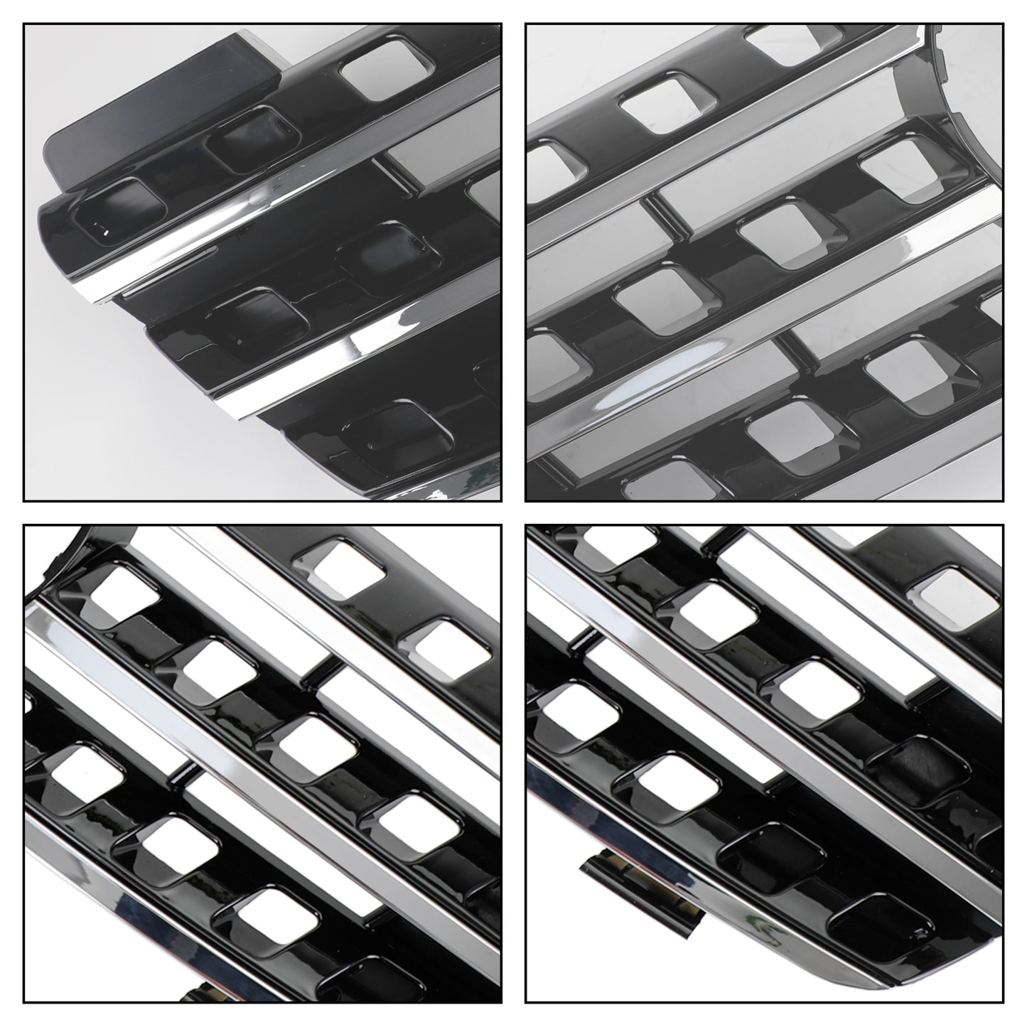 Per Mercedes ML-Class W164 2005 2006 2007 2008 Griglia paraurti anteriore Cromo/Nero