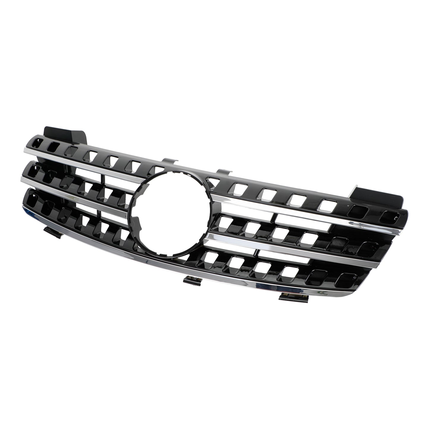 Front Bumper Grille Grill Per Mercedes ML-Class W164 2005-2008 Chrome/Black