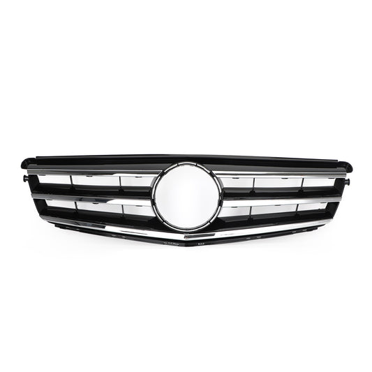 LED nero cromato griglia anteriore griglia per Benz classe C W204 C300 C350 2008-2014 generico