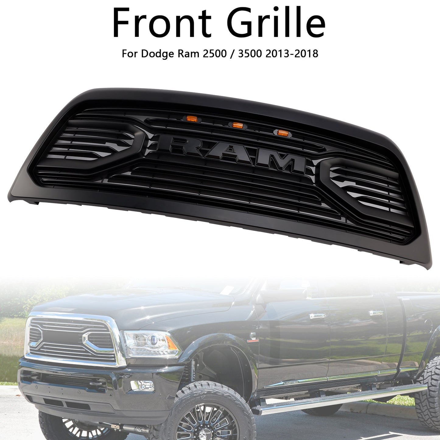 Griglia paraurti anteriore Big-Horn Dodge Ram 2500/3500 Laramie Limited 2013-2018