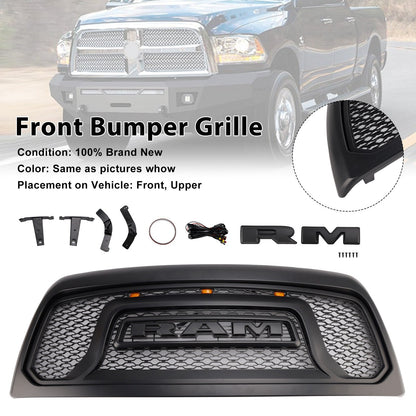 Dodge Ram 2500/3500 Laramie Limited 2010-2018 con griglia paraurti anteriore con luci a LED