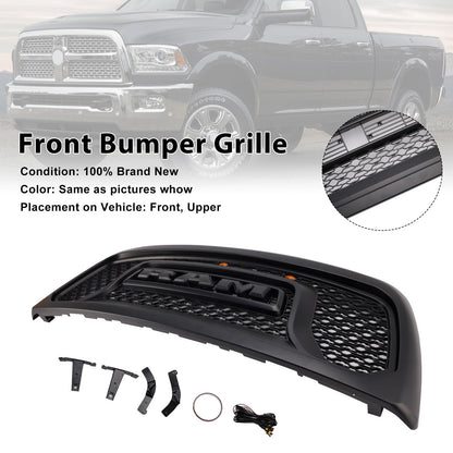 Dodge Ram 2500/3500 Laramie Limited 2010-2018 con griglia paraurti anteriore con luci a LED