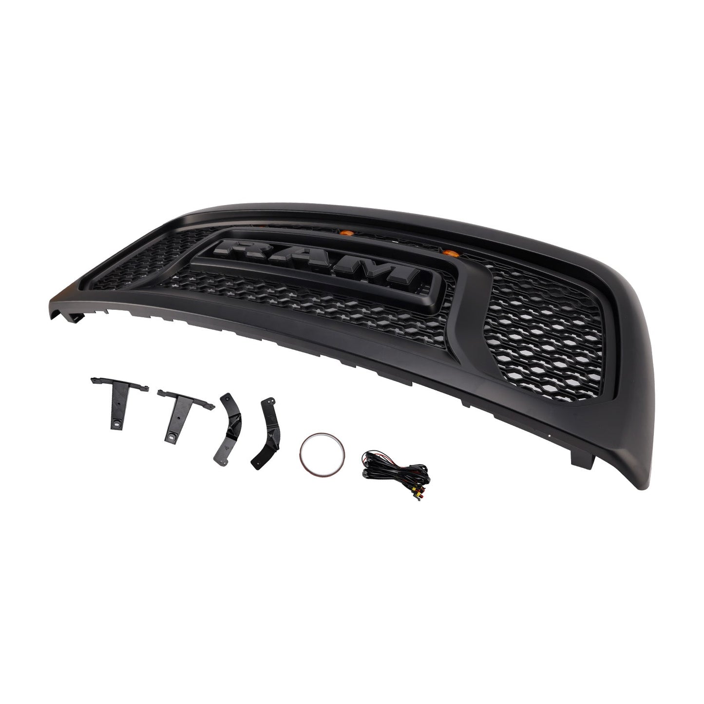 Dodge Ram 2500/3500 Laramie Limited 2010-2018 con griglia paraurti anteriore con luci a LED