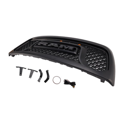 Dodge Ram 2500/3500 Laramie Limited 2010-2018 con griglia paraurti anteriore con luci a LED