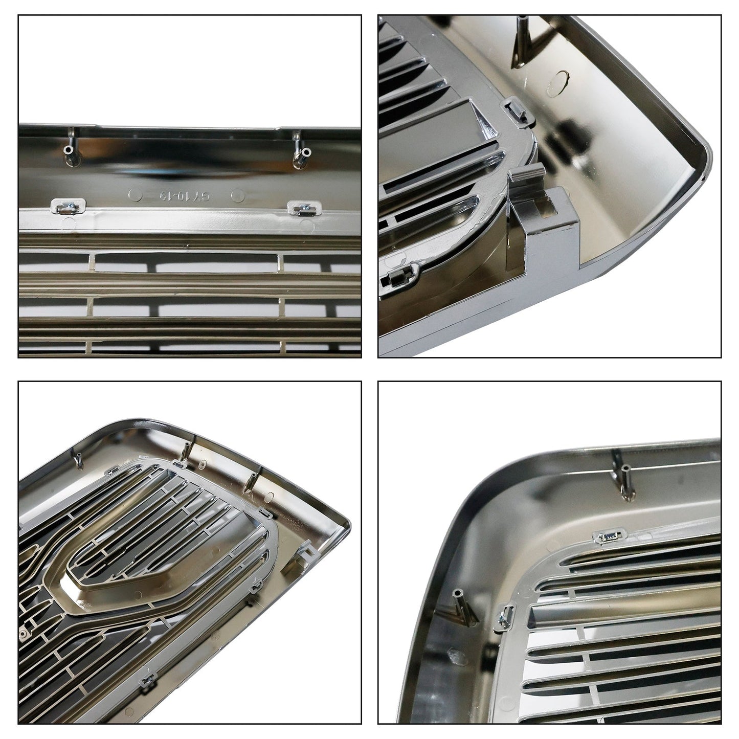 Dodge Ram 2500/3500 Laramie 2010-2018 con griglia paraurti anteriore cromata con luci a LED