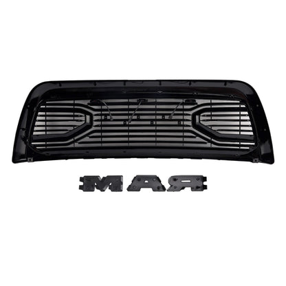 Dodge Ram 2500/3500 Laramie 2010-2018 con griglia paraurti anteriore nera con luci a LED