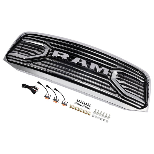 Griglia paraurti anteriore cromata Per 2006-2008 Dodge RAM 1500