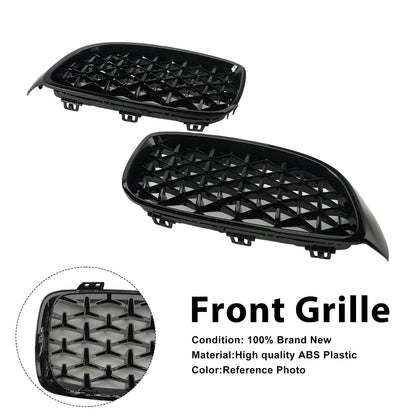Griglia superiore anteriore Diamond per BMW Serie 4 F32 F33 F36 F82 14-2018 nero lucido generico
