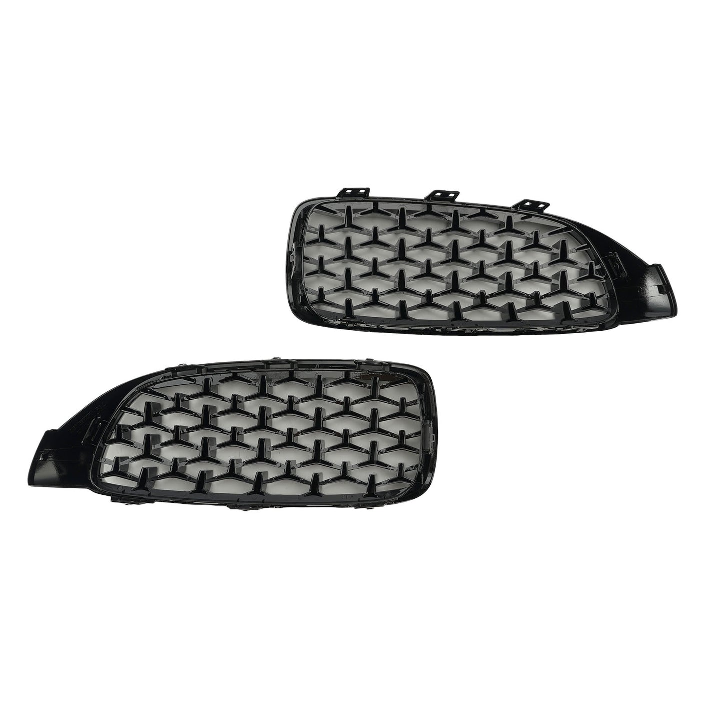 Griglia superiore anteriore Diamond per BMW Serie 4 F32 F33 F36 F82 14-2018 nero lucido generico