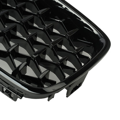 Griglia superiore anteriore Diamond per BMW Serie 4 F32 F33 F36 F82 14-2018 nero lucido generico