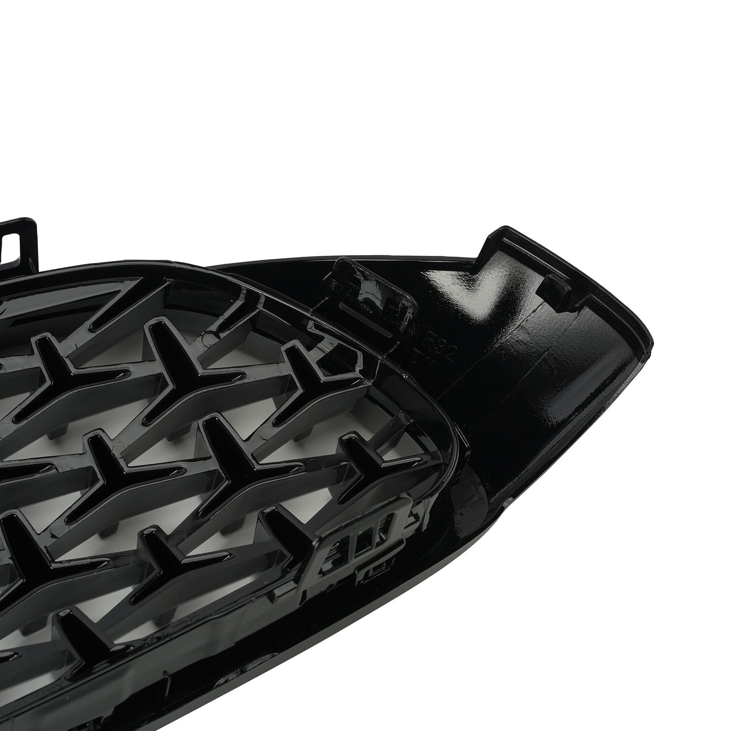 Griglia superiore anteriore Diamond per BMW Serie 4 F32 F33 F36 F82 14-2018 nero lucido generico