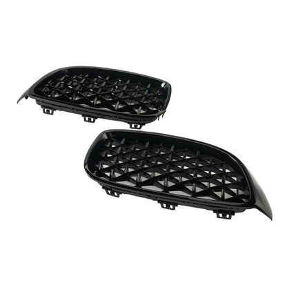 Griglia superiore anteriore Diamond per BMW Serie 4 F32 F33 F36 F82 14-2018 nero lucido generico