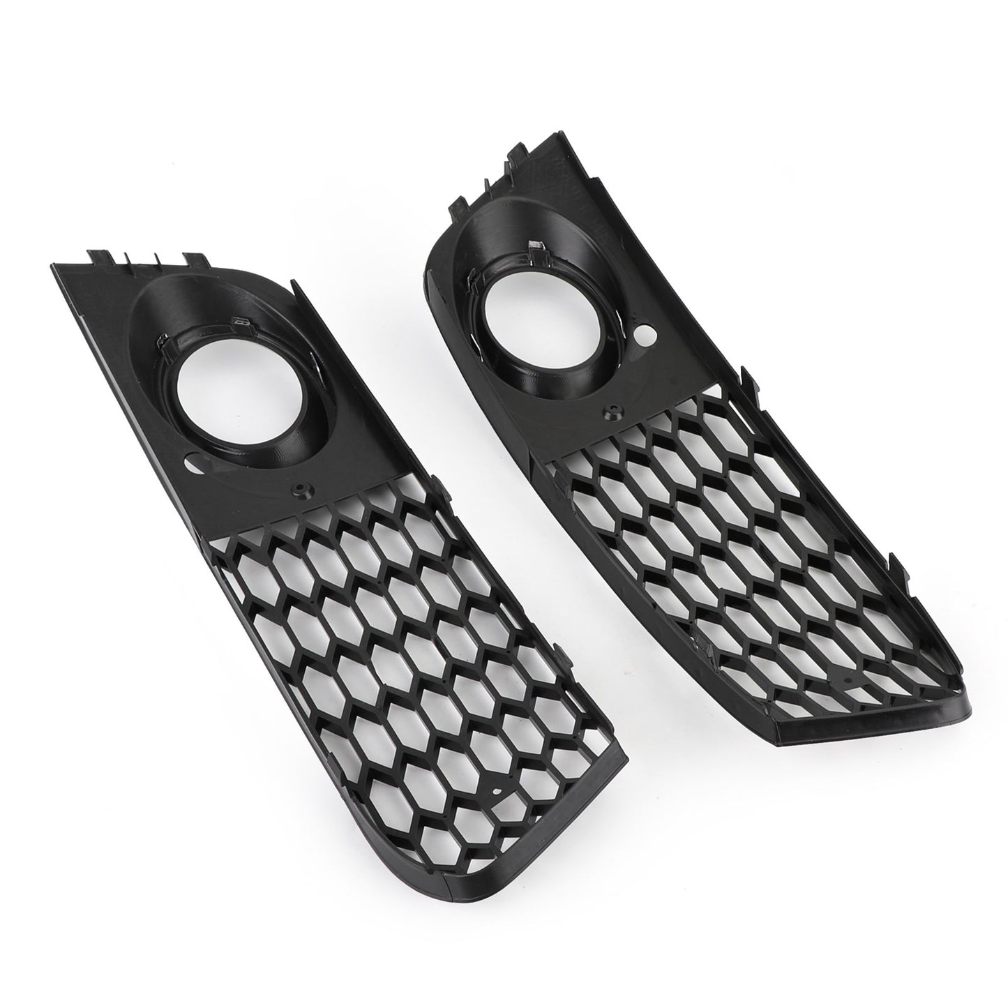 Per 2008-2012 Audi A4/A4 Avant B8 RS4 in stile Honeycomb grill grilla nera + fendinebbia griglia