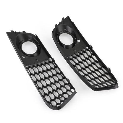 Per 2008-2012 Audi A4/A4 Avant B8 RS4 in stile Honeycomb grill grilla nera + fendinebbia griglia