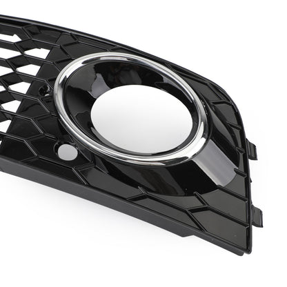 Per 2008-2012 Audi A4/A4 Avant B8 RS4 in stile Honeycomb grill grilla nera + fendinebbia griglia