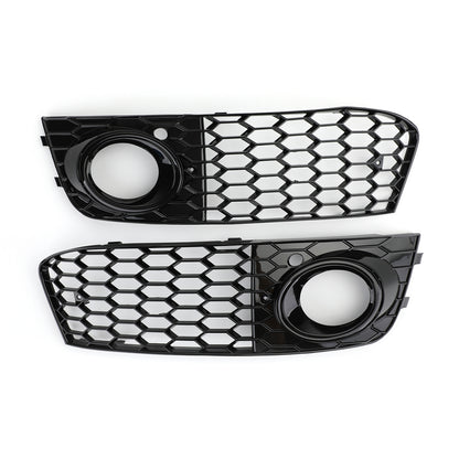 2008-2012 Audi A4/A4 Avant B8 RS4 in stile Honeycomb grill grilla nera + fendinebbia griglia