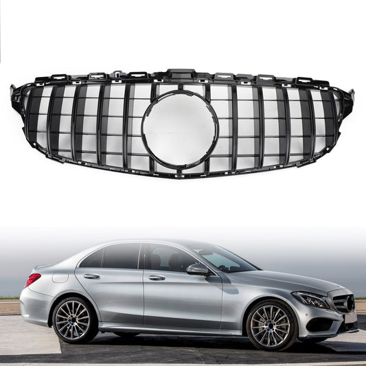 Mercedes-Benz | 2015-2018 | Classe C W205 C205 | Griglia GTR | Nero lucido | Griglia anteriore