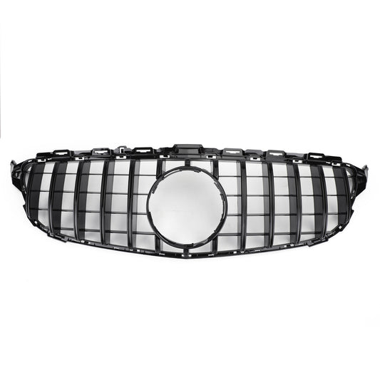 Per 2015-2018 Mercedes Benz classe W205 W200 C250 C300 C350 Griglia per paraurti anteriore stile GTR