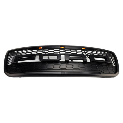 Griglia paraurti anteriore superiore grigia Ford Explorer 2012-2015 con luci