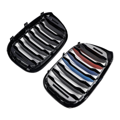 Coppia M-Color Rene Griglia Griglia 51138469959 Fit BMW G01 X3 G02 X4 Nero Lucido Generico