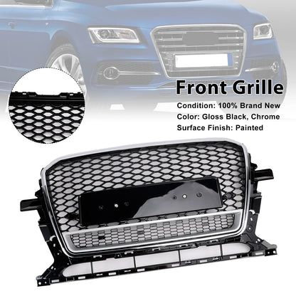 Griglia paraurti anteriore a nido d'ape cromata/nera Audi Q5 SQ5 2013-2017
