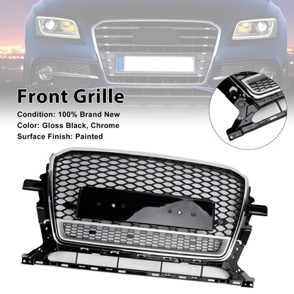 Griglia paraurti anteriore a nido d'ape cromata/nera Audi Q5 SQ5 2013-2017