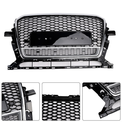 Griglia paraurti anteriore a nido d'ape cromata/nera Audi Q5 SQ5 2013-2017
