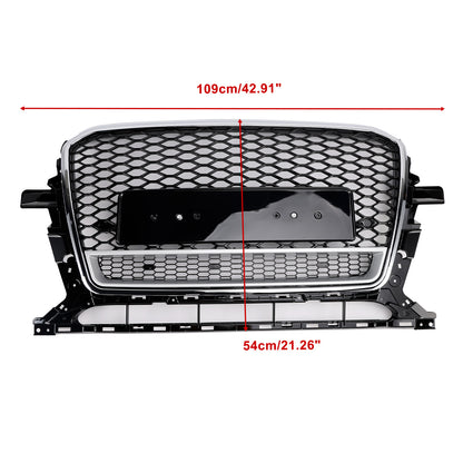 Griglia paraurti anteriore a nido d'ape cromata/nera Audi Q5 SQ5 2013-2017