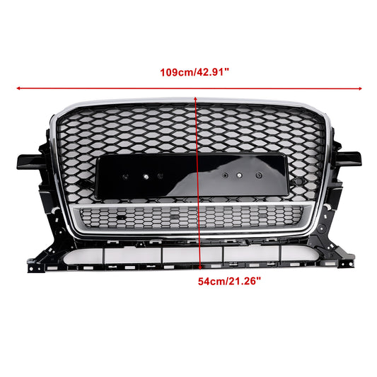 Griglia paraurti anteriore a nido d'ape cromata/nera Audi Q5 SQ5 2013-2017