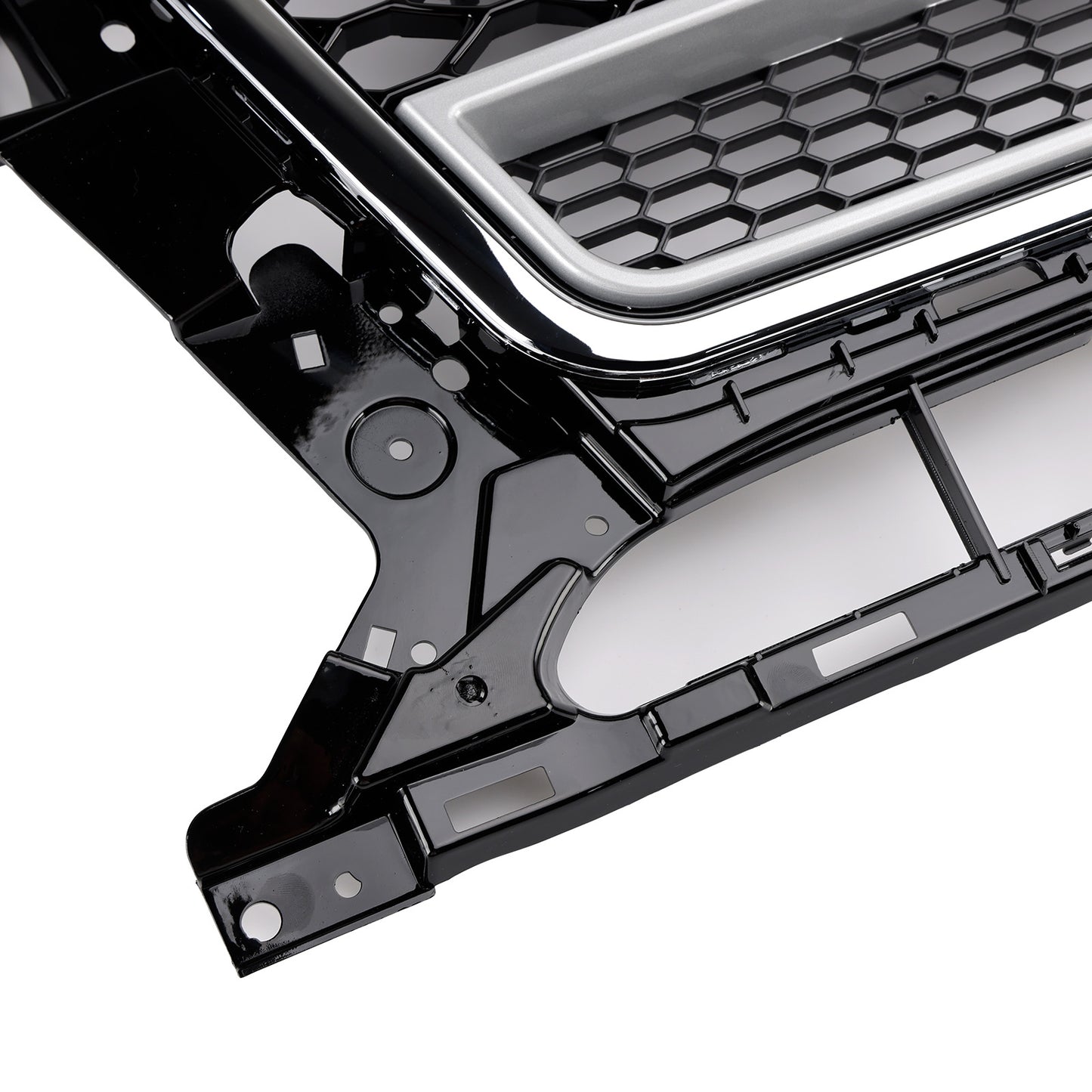 Griglia paraurti anteriore a nido d'ape cromata/nera Audi Q5 SQ5 2013-2017