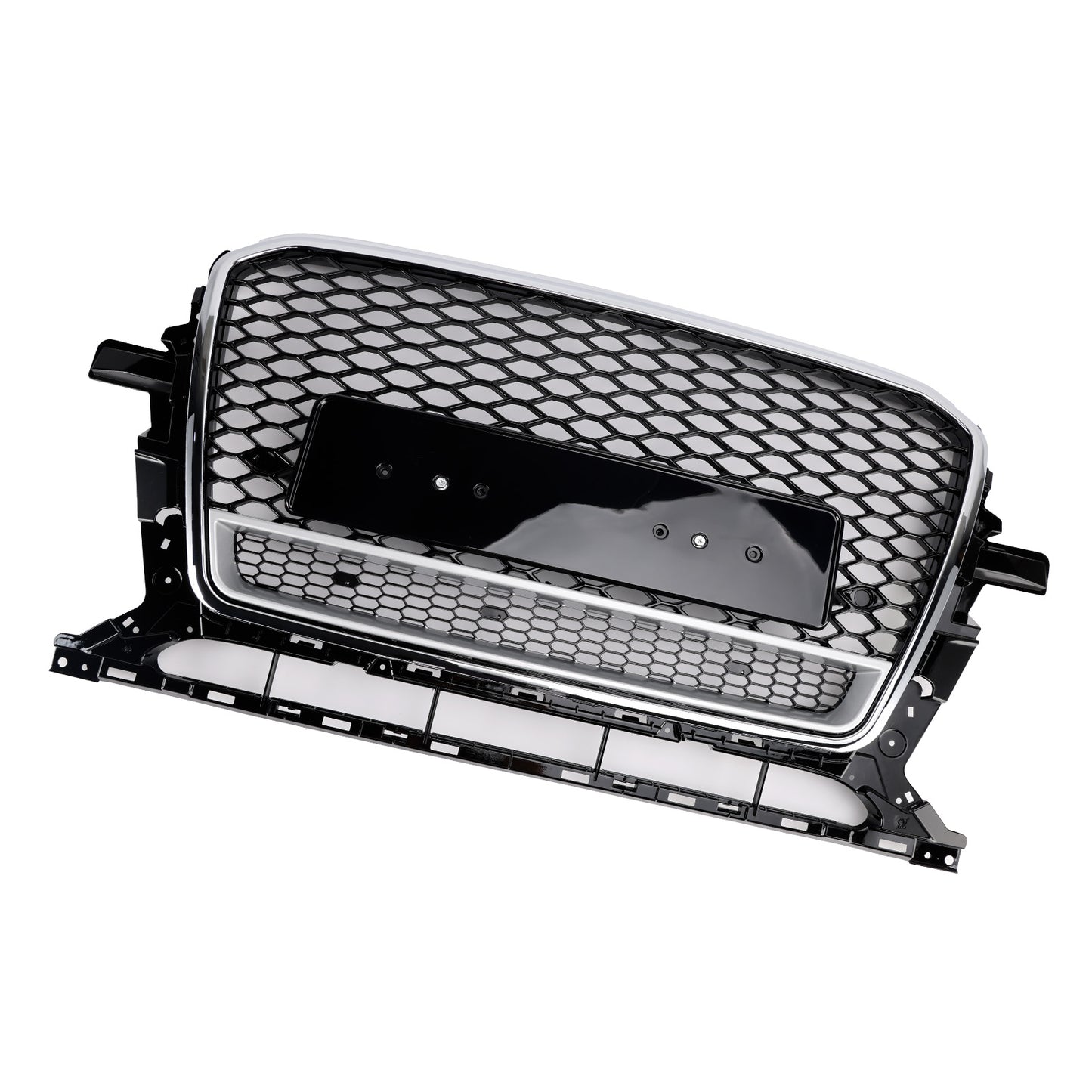 Griglia paraurti anteriore a nido d'ape cromata/nera Audi Q5 SQ5 2013-2017