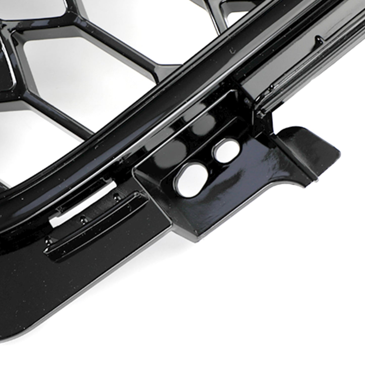 Per 2008-2012 Audi A4/A4 Avant B8 RS4 in stile Honeycomb grill grilla nera + fendinebbia griglia