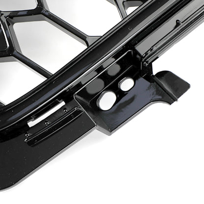 Per 2008-2012 Audi A4/A4 Avant B8 RS4 in stile Honeycomb grill grilla nera + fendinebbia griglia