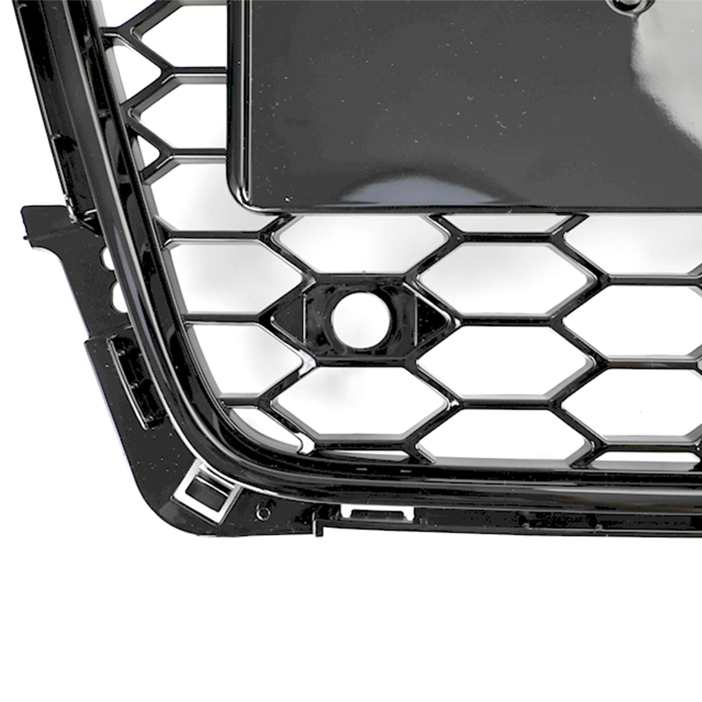 Per 2008-2012 Audi A4/A4 Avant B8 RS4 in stile Honeycomb grill grilla nera + fendinebbia griglia
