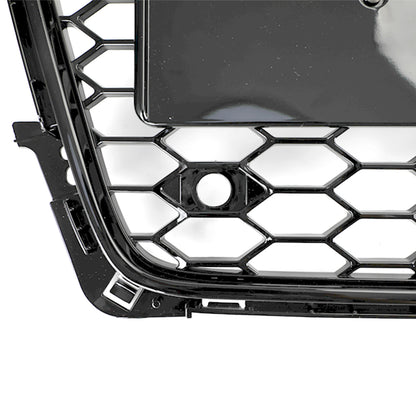Per 2008-2012 Audi A4/A4 Avant B8 RS4 in stile Honeycomb grill grilla nera + fendinebbia griglia