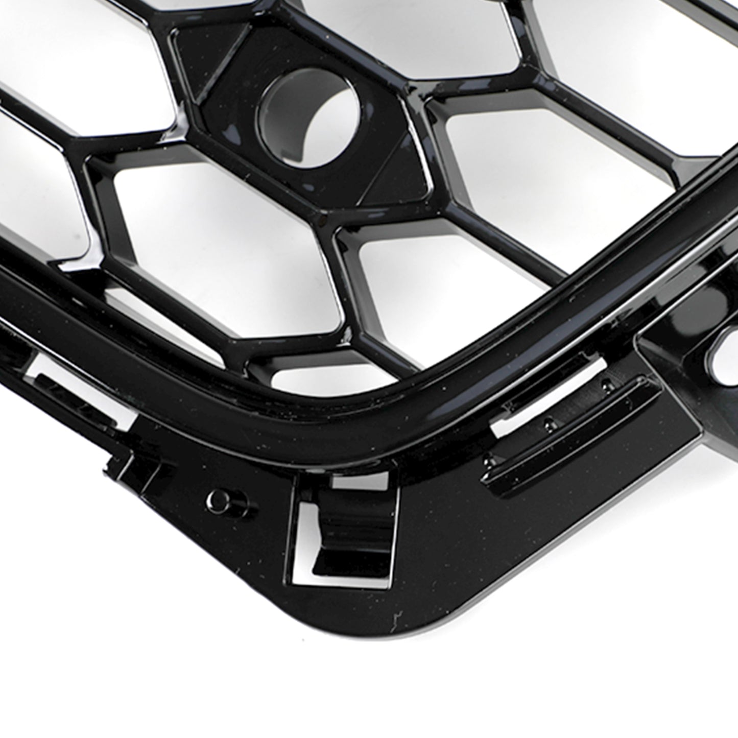 Per 2008-2012 Audi A4/A4 Avant B8 RS4 in stile Honeycomb grill grilla nera + fendinebbia griglia
