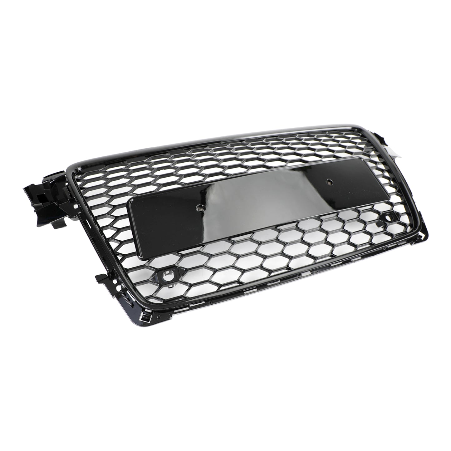 Per 2008-2012 Audi A4/A4 Avant B8 RS4 in stile Honeycomb grill grilla nera + fendinebbia griglia