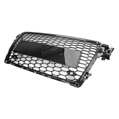 Per 2008-2012 Audi A4/A4 Avant B8 RS4 in stile Honeycomb grill grilla nera + fendinebbia griglia