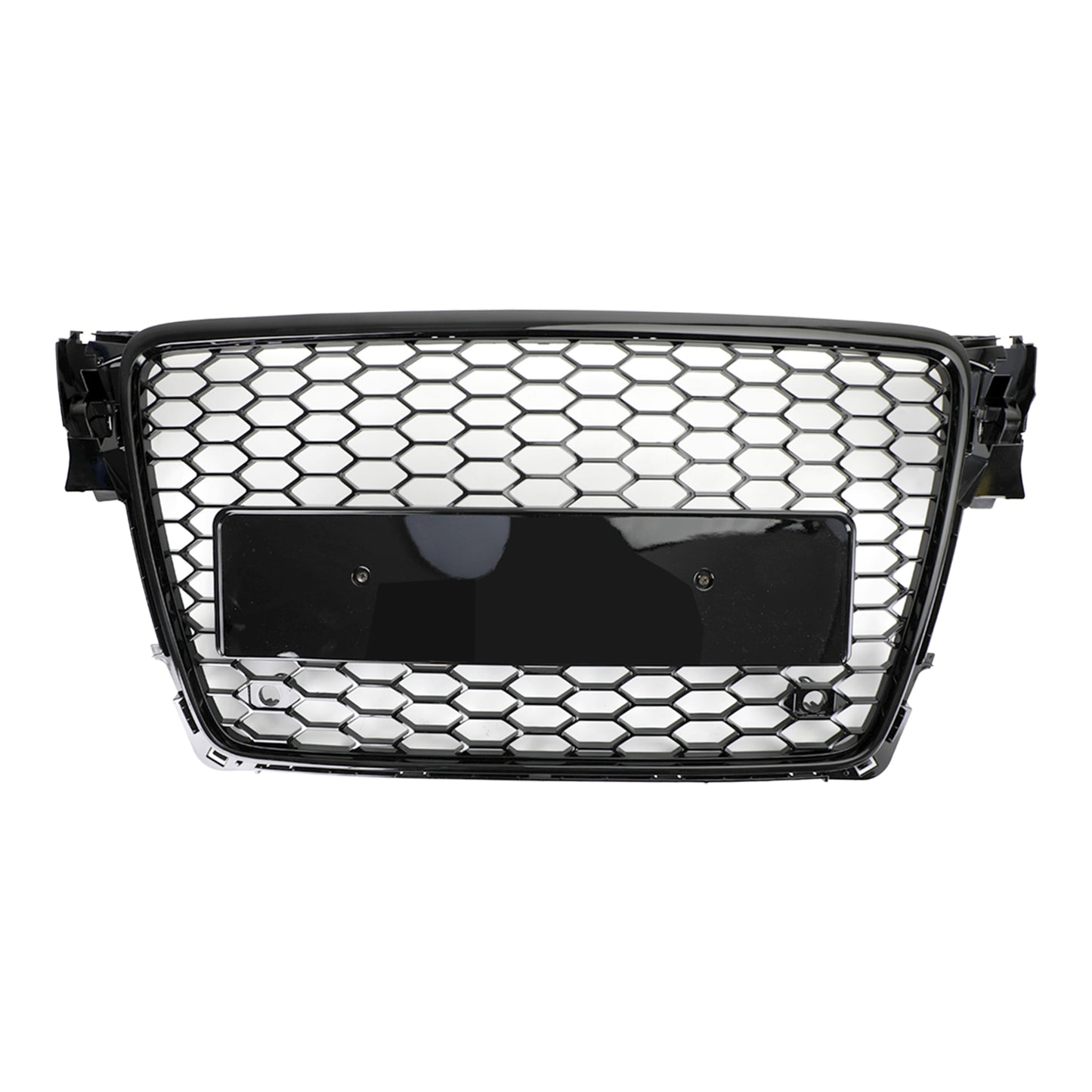 Per 2008-2012 Audi A4/A4 Avant B8 RS4 in stile Honeycomb grill grilla nera + fendinebbia griglia